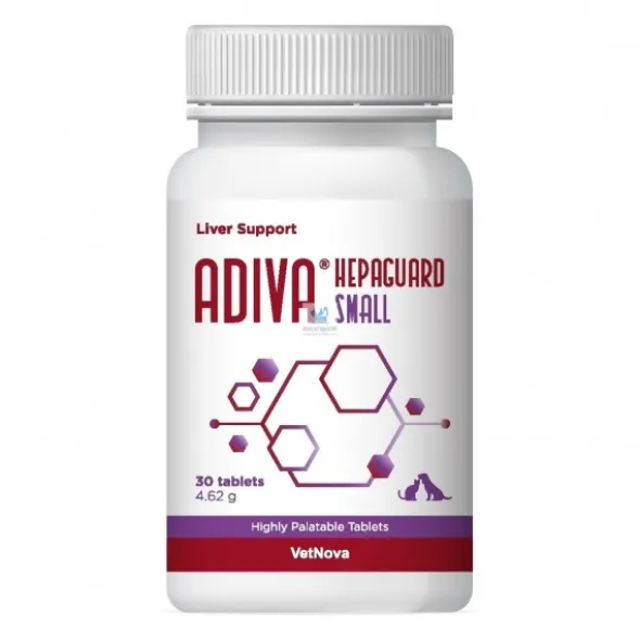 ADIVA HEPAGUARD 30 Comprimidos protector hepatico para perros y gatos