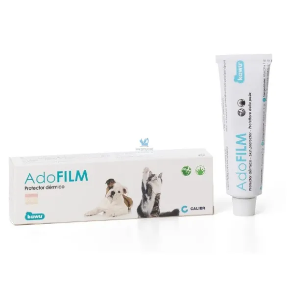 ADO FILM 60 gramos Crema Calmante y Cicatrizante para Perros y Gatos