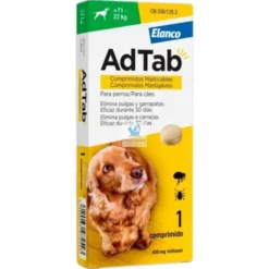 ADTAB PERRO 11-22 kg (Verde) Comprimidos Antiparasitario para Perros