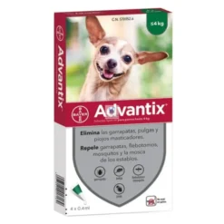 Advantix Hasta 4 Kg Pipetas para perros Antiparasitario Externo