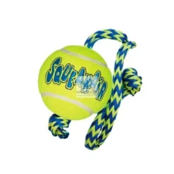 AIR KONG SQUEAKER PELOTA TENIS CUERDA TALLA M Juguetes para Perros