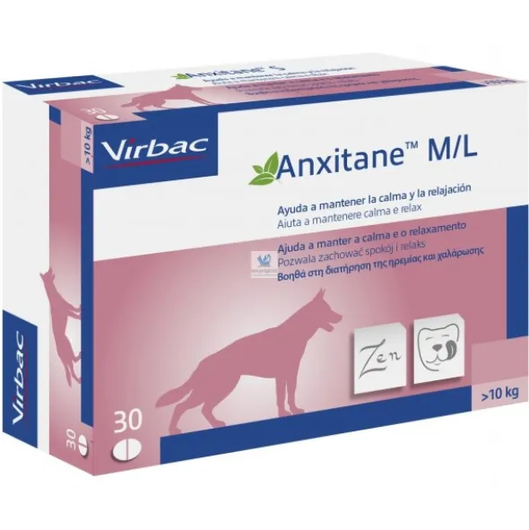 ANXITANE M/L 30 Comprimidos Relajante para Perros