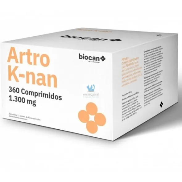ARTRO K-NAN 12x30 Comprimidos Condroprotector para perros