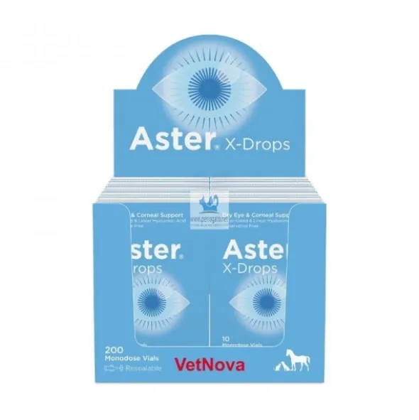 ASTER X-DROPS 200 MONODOSIS Salud ocular en perros y Gatos