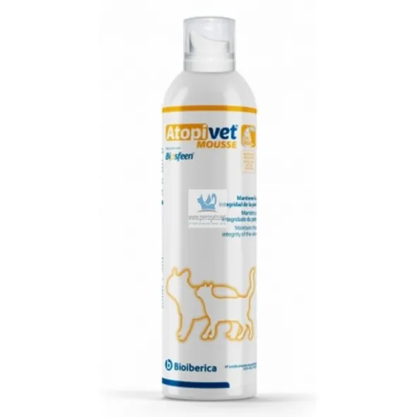 ATOPIVET MOUSSE 250 ml para Perros y Gatos con Dermatitis