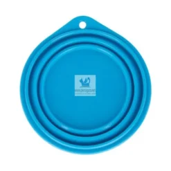 BEBEDERO VIAJE BOL SILICONA PLEGABLE Bebedero para Perros y Gatos