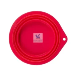 BEBEDERO VIAJE BOL SILICONA PLEGABLE Bebedero para Perros y Gatos