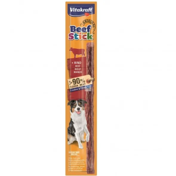 BEEF STICK PERRO 50x12 g Snacks para perros