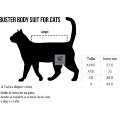 BODY SUIT BUSTER EASYGO GATO Protector para Gatos