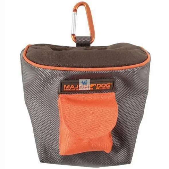 BOLSA SNACKS MARRÓN-NARANJA 14x15x11 cm Accesorios para Perros