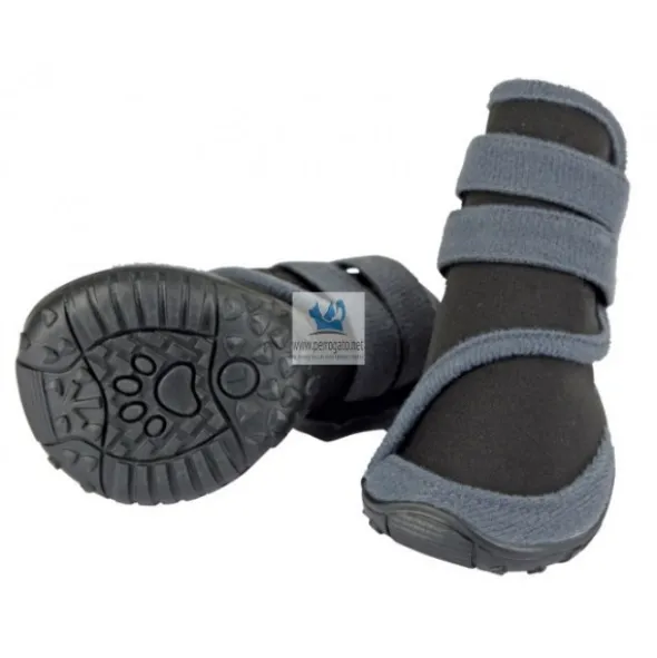 BOTA PERRO PROTECCION ACTIVE GRIS/NEGRO 2 unidades Accesorios para perros