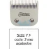 CABEZAL OSTER SIZE 7F CORTE 3 mm para Maquina pelar perros