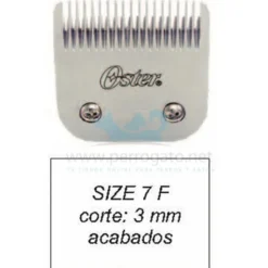 CABEZAL OSTER SIZE 7F CORTE 3 mm para Maquina pelar perros