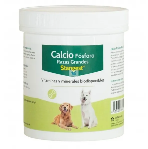 CALCIO FOSFORO DICALFON RAZAS GRANDES 120 Comprimidos Calcio para Perros