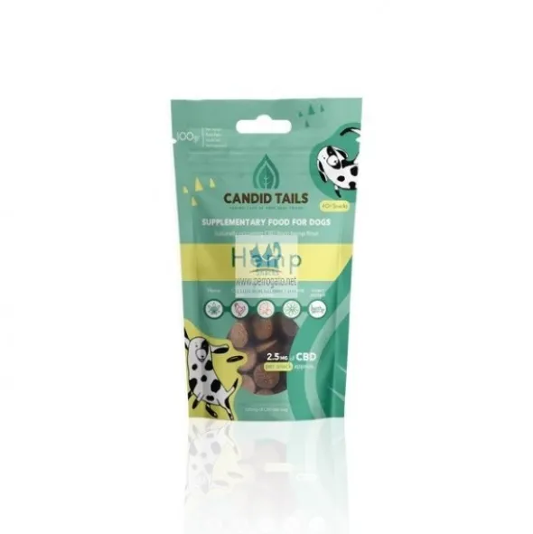 CANDID TAILS HEMP SNACKS 100 g Ansiedad en perros