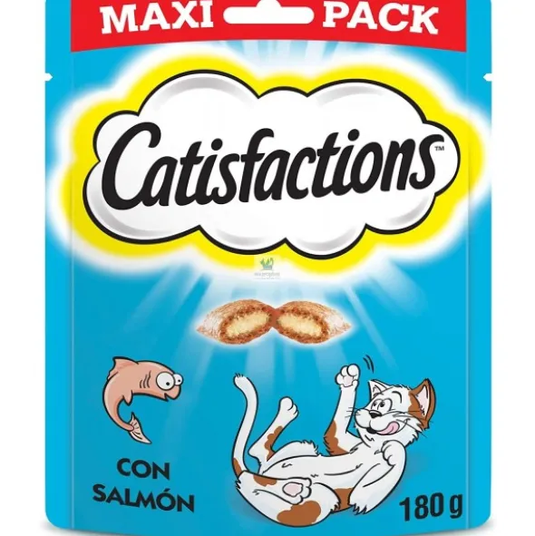 CATISFACTIONS MEGAPACK SALMÓN 4 x 180 g Snack para Gatos