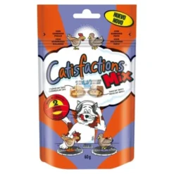 CATISFACTIONS MIX POLLO PATO 6 x 60 gr Snacks para Gatos