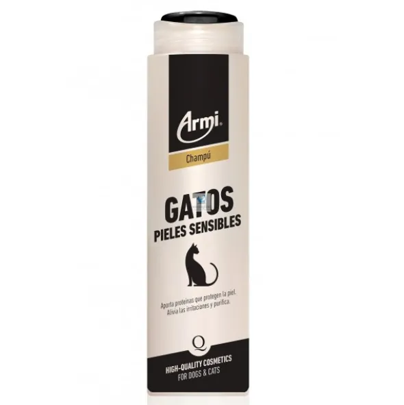 CHAMPÚ GATOS ARMI PIEL SENSIBLE Champu para Gatos