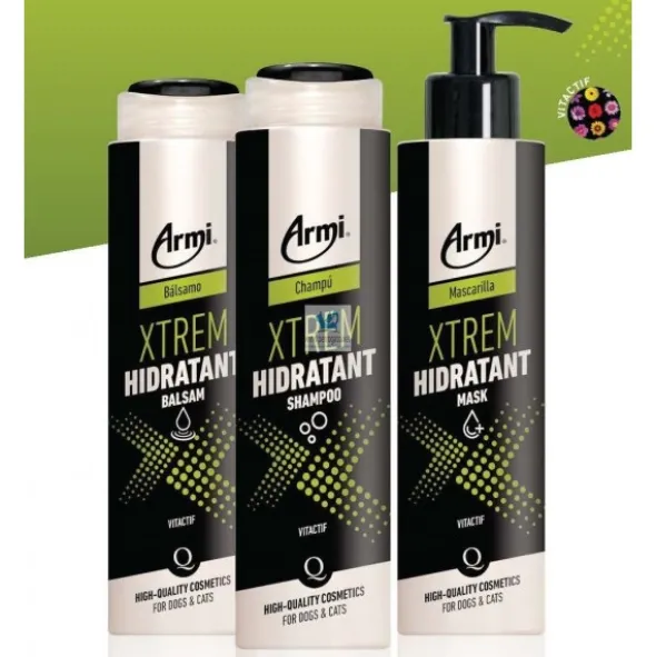 CHAMPU XTREM HIDRATANTE ARMI 200 ml Champu para perros y gatos