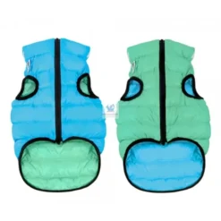 CHAQUETA AIRYVEST LUMI REVERSIBLE VERDE Y AZUL Ropa para Perros