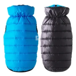 CHAQUETA AIRYVEST REVERSIBLE AZUL-NEGRO Varias Tallas Ropa para Perros