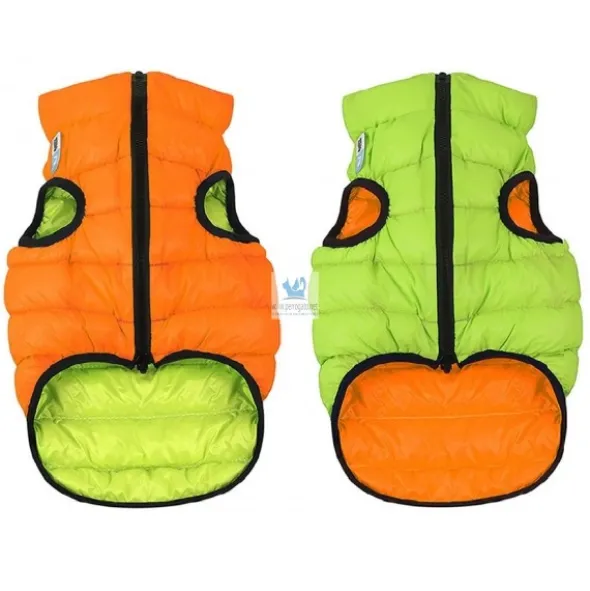 CHAQUETA AIRYVEST REVERSIBLE NARANJA-VERDE Varias Tallas Ropa para Perros