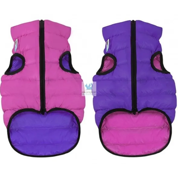 CHAQUETA AIRYVEST REVERSIBLE ROSA-LILA Varias Tallas Ropa para Perros