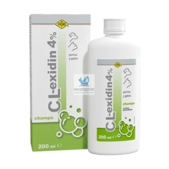 CL-EXIDIN 4 % champu 200 ml Champu para Perros y Gatos