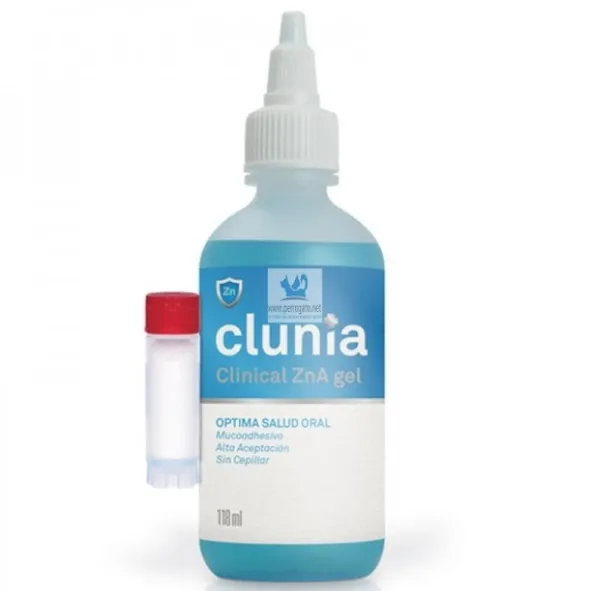 CLUNIA ZnA Clinical Gel 118 ml Higiene Bucodeltal de perros, gatos y caballos