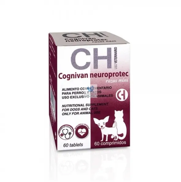 COGNIVAN R.MINI Y GATOS 60 Comprimidos Funcion Cognitiva de perros y gatos