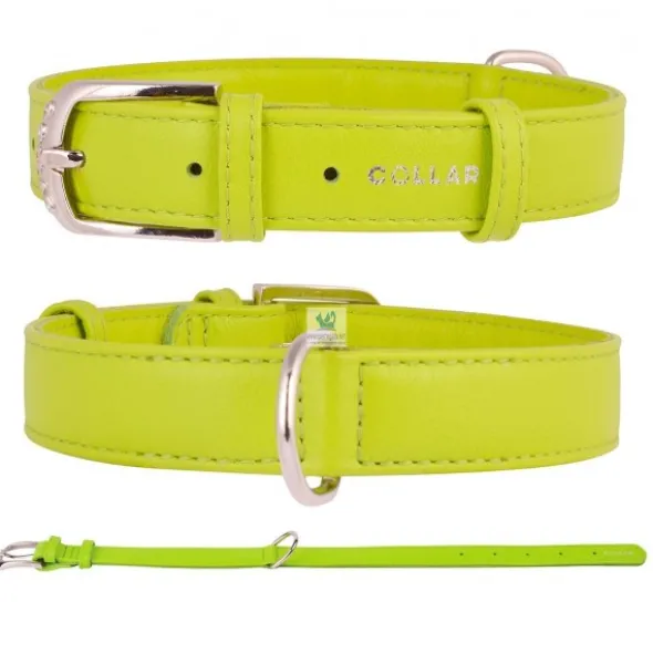 COLLAR CUERO GLAMOUR Varios Colores y Medidas Collares para Perros