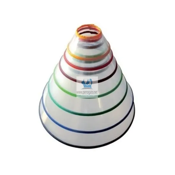 COLLAR ECOPROTEC 8 Unidades Isabelino 15 cm PISTACHO protector para Perros