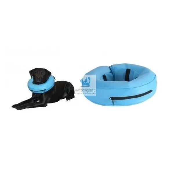 COLLAR HINCHABLE KRUUSE PVC AZUL Collar de Recuperacion para Perros