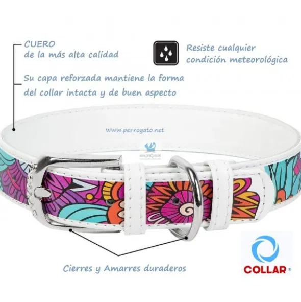 COLLAR WAUDOG FLOWERS Collares para Perros