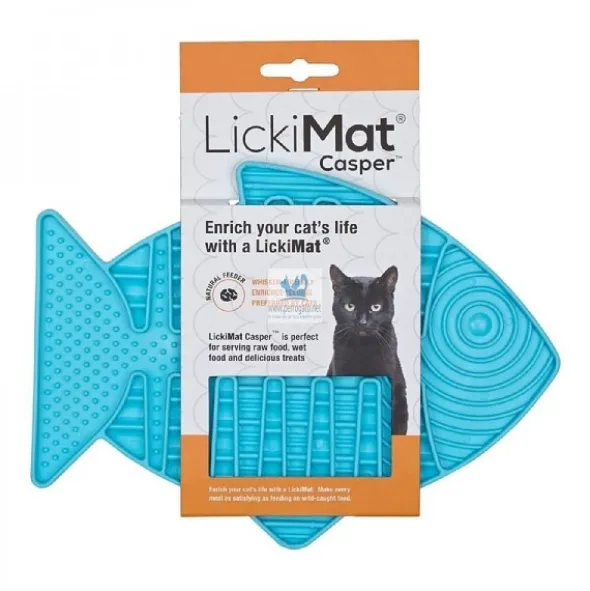 COMEDERO ANTIESTRES LICKIMAT GATO CASPER Comedero para Gatos