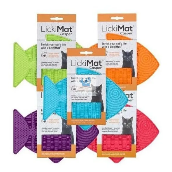 COMEDERO ANTIESTRES LICKIMAT GATO CASPER Comedero para Gatos