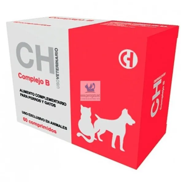 COMPLEJO B 60 Comprimidos Vitaminas para Perros y Gatos