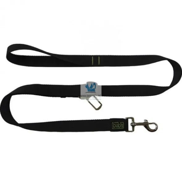 CORREA BUB´S DUO NEGRO PASEO Y COCHE 25 mm Correas para Perros