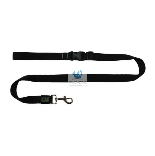 CORREA BUB´S MANOS LIBRES NEGRO 25 mm Correas para Perros