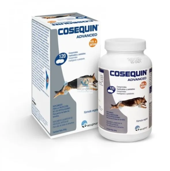 COSEQUIN ADVANCED PERRO HA+MSM Condroprotector Comprimidos para Perros