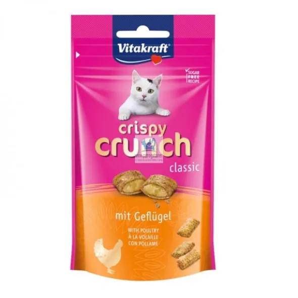 CRISPY CRUNCH GATO 8x60 g Snack para gatos