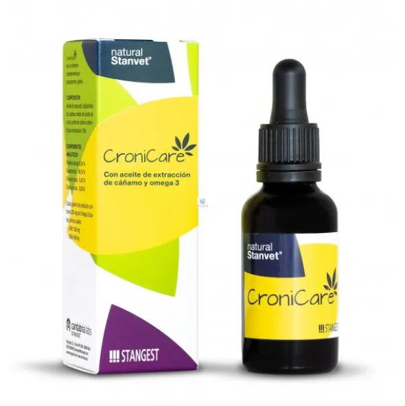 CRONICARE OIL Dolor Crónico, Ansiedad en Perros y Gatos