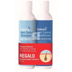 CUTANIA HAIR CONTROL 236 ml PACK Champu+Acondicionador para Perros y Gatos