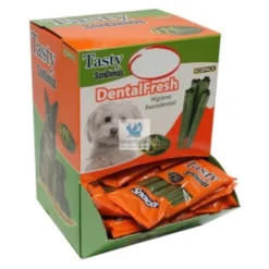 DENTALFRESH 55 g x 40 unidades (55 g son 5 barritas) Higiene bucal de perros