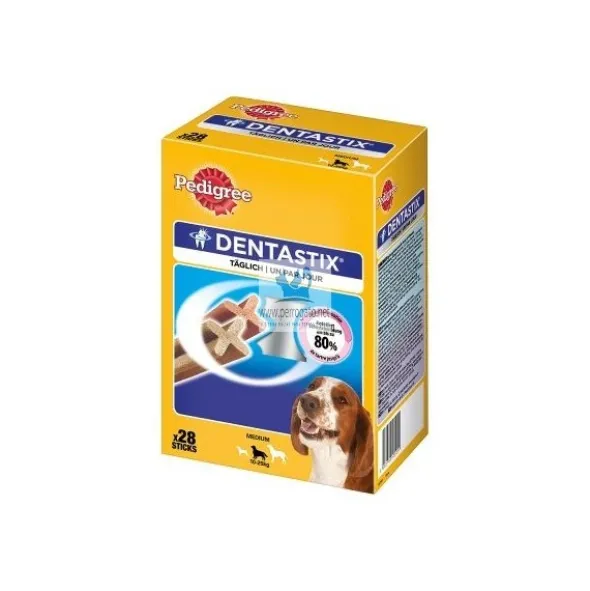 DENTASTIX 4 Cajas de 28 Barritas Snack Dental para Perros