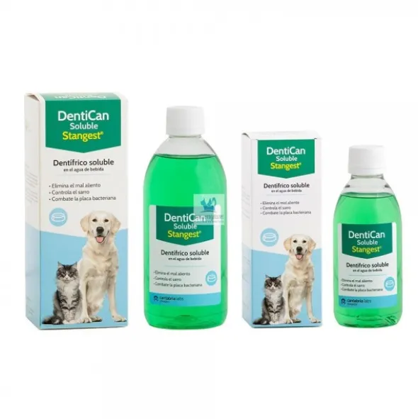 DENTICAN SOLUBLE Para higiene bucodental de mascotas