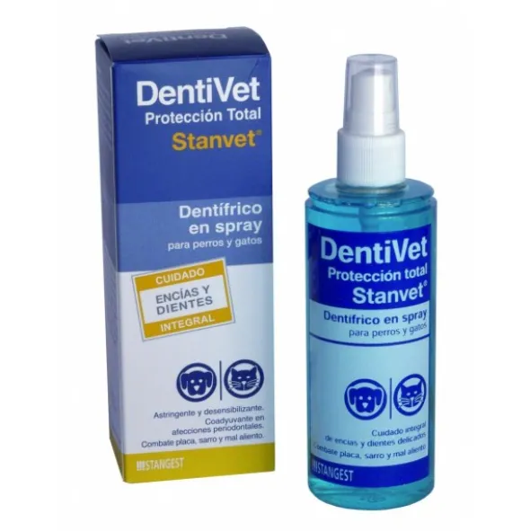 DENTIVET PROTECCION TOTAL 125 ml Spray Higiene Bucal en Perros