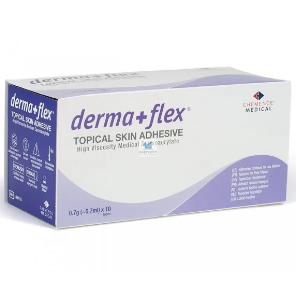 DERMAFLEX ADHESIVO TISULAR CUTANEO 0.7 ml Heridas quirurgicas