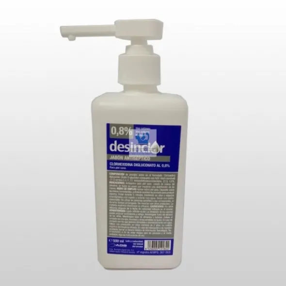DESINCLOR JABON 500 ml CLORHEXIDINA Higiene de Manos