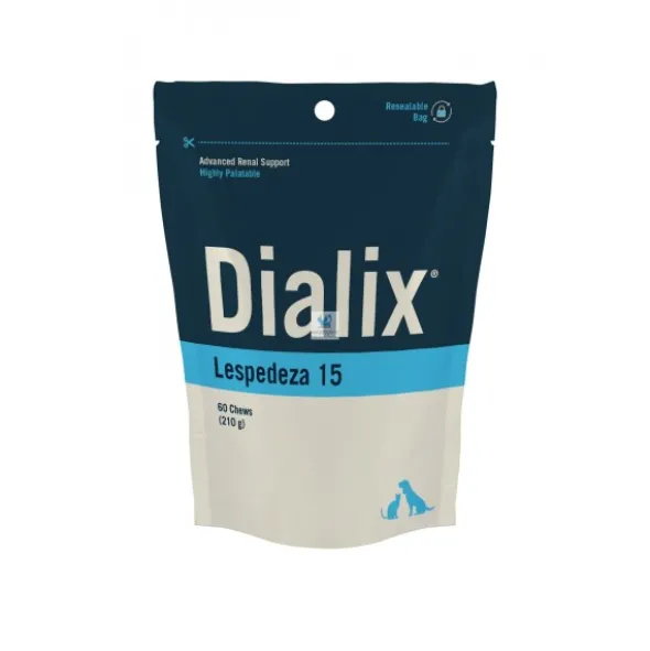 DIALIX LESPEDEZA-15 60 CHEWS Complementos para Perros y Gatos Urologia y Nefrologia